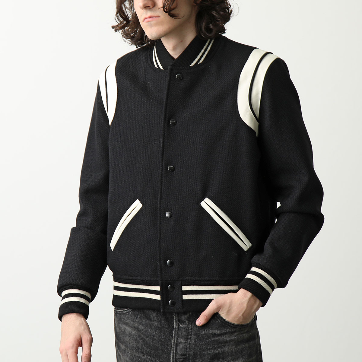 楽天市場】SAINT LAURENT サンローラン ジャケット TEDDY テディ