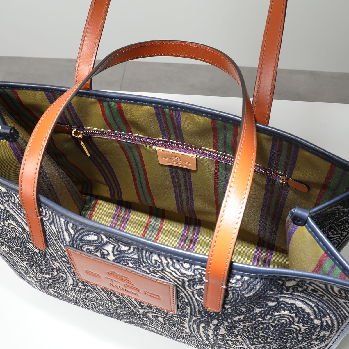 楽天市場】ETRO エトロ トートバッグ 1N008 1965 レディース