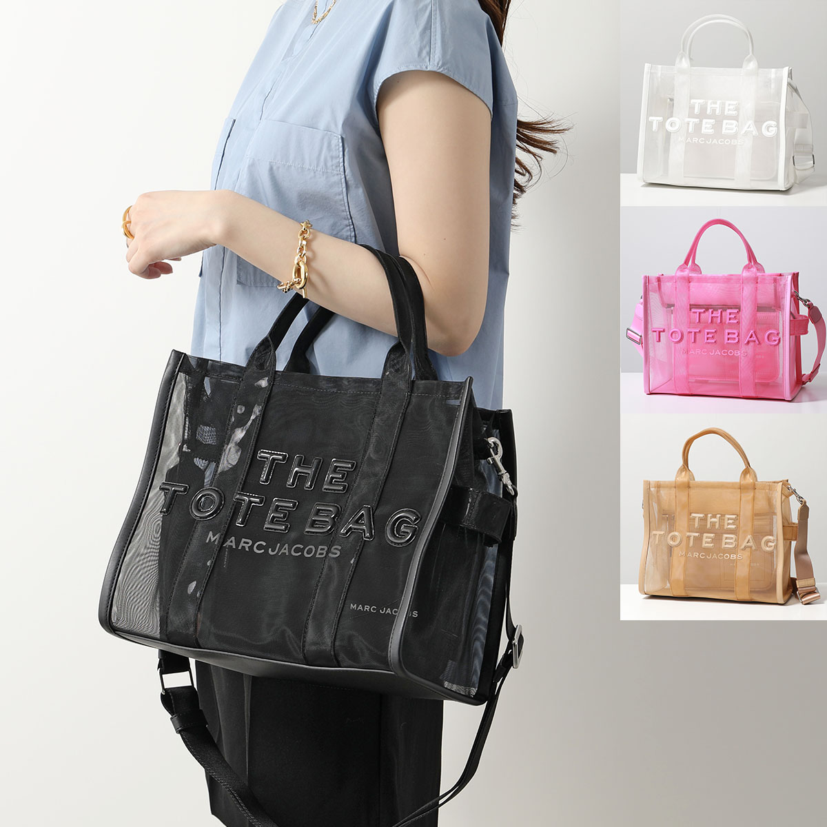 楽天市場】MARC JACOBS マークジェイコブス トートバッグ ザ メッシュ