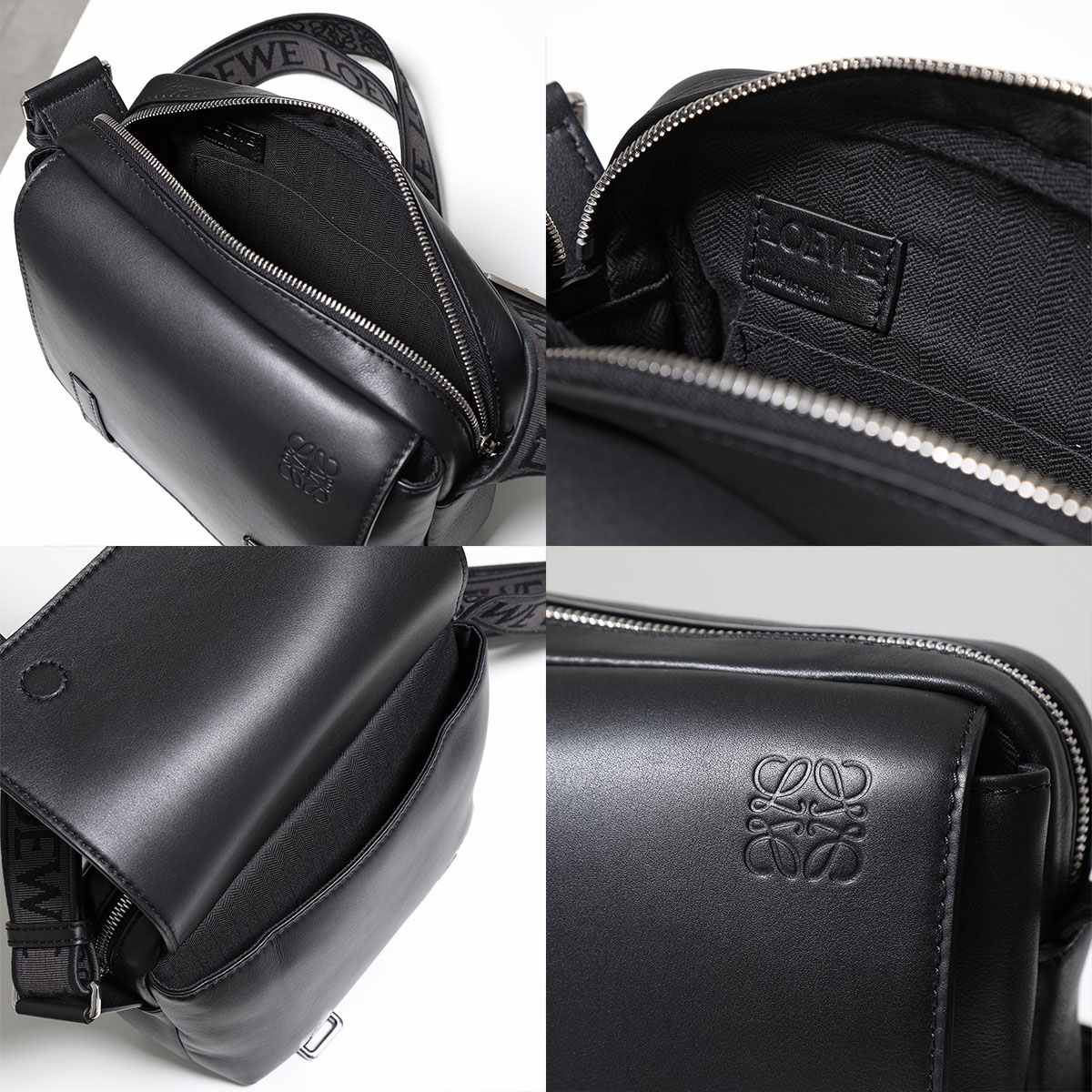 楽天市場】LOEWE ロエベ ショルダーバッグ BOLSO MILITARY ミリタリー