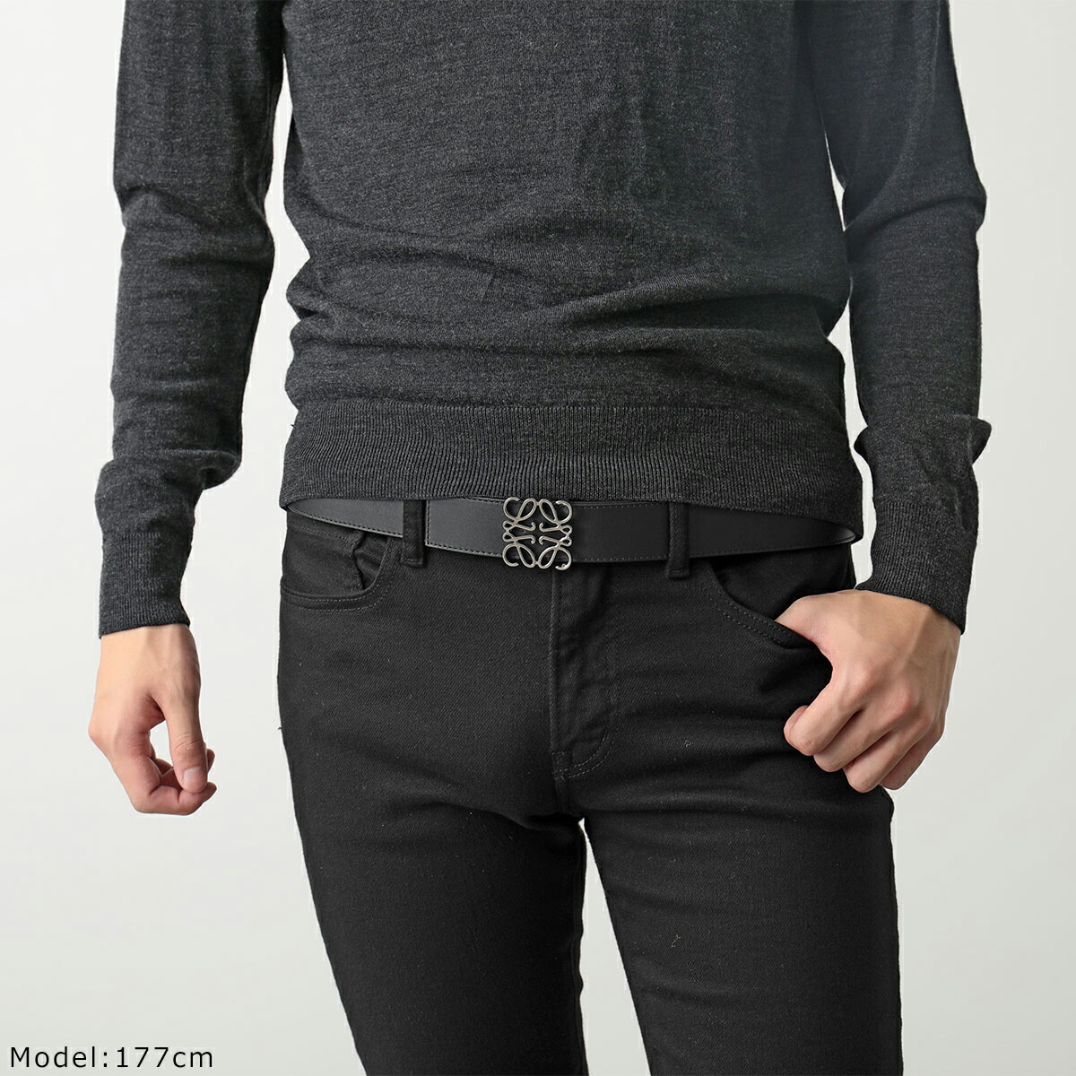 楽天市場】LOEWE ロエベ ベルト ANAGRAM アナグラム 3.5CM E821Z20X02