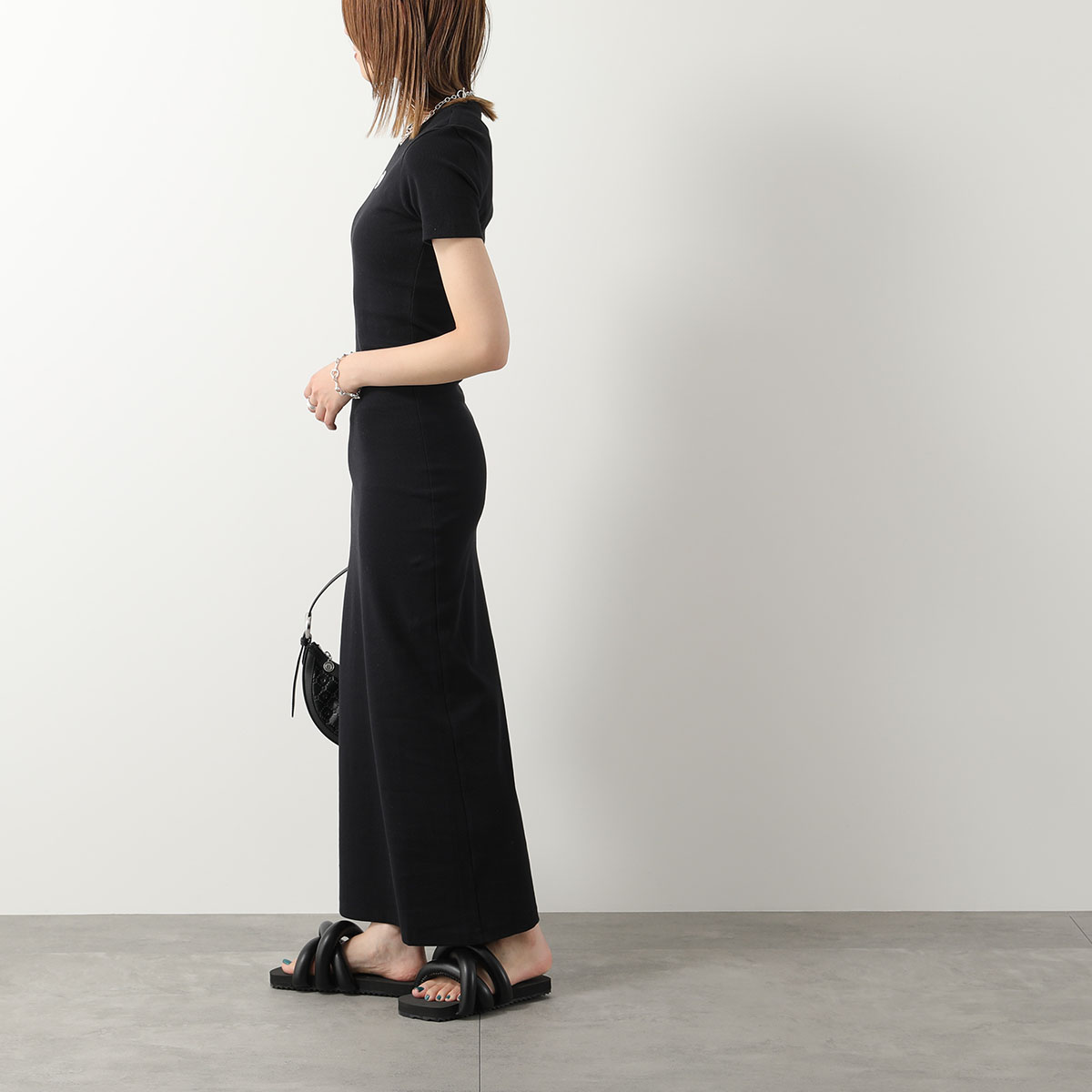 楽天市場】Marine Serre マリーン セル ワンピース Organic Cotton Rib