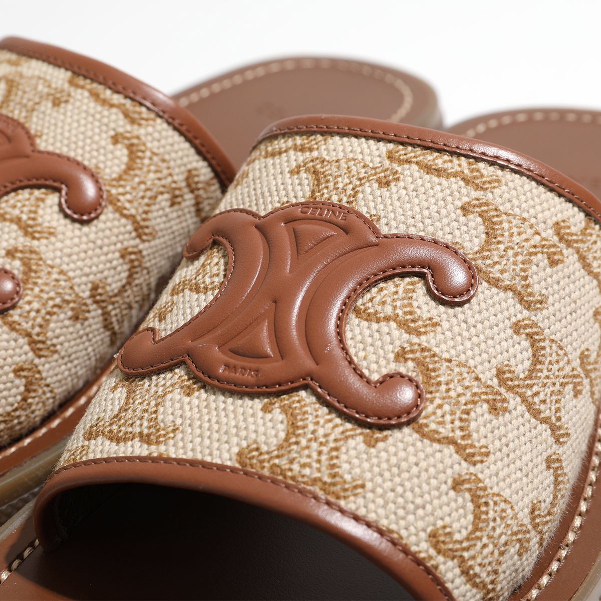 楽天市場】CELINE セリーヌ スライドサンダル Triomphe トリオンフ