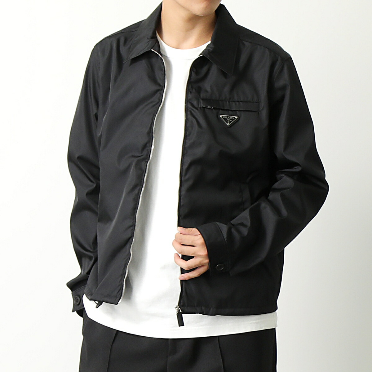 楽天市場】PRADA プラダ シャツジャケット SGB684 1WQ8 メンズ Re