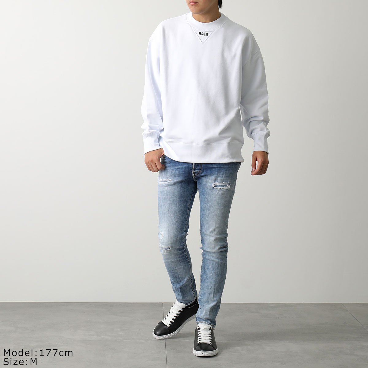 楽天市場】MSGM エムエスジーエム トレーナー 3540MM114 メンズ