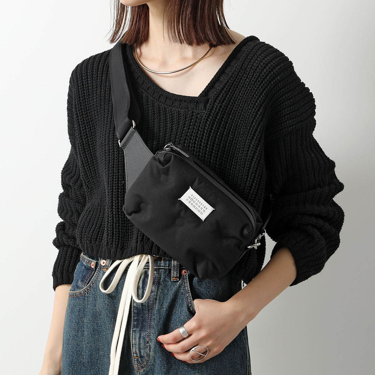 楽天市場】MAISON MARGIELA メゾンマルジェラ ボディバッグ Glam Slam