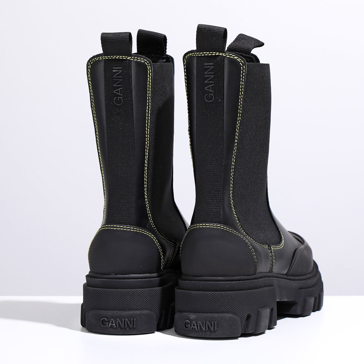 楽天市場】GANNI ガニー ショートブーツ Mid Chelsea Boot Yellow