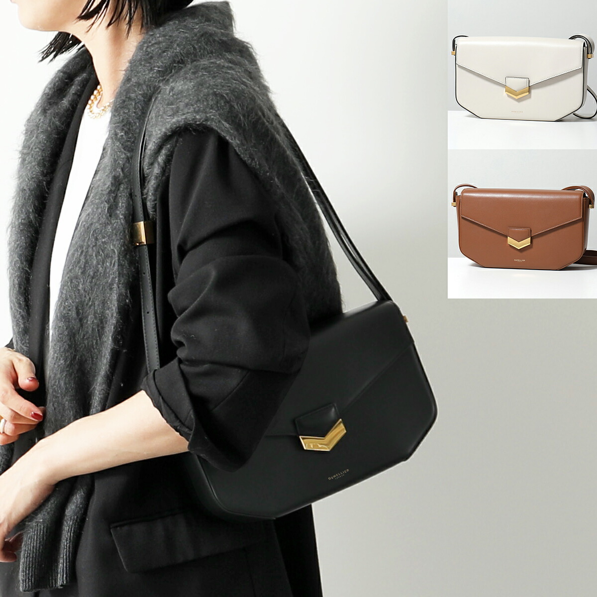 楽天市場】DEMELLIER デメリエー ショルダーバッグ MIDI LONDON ミディ