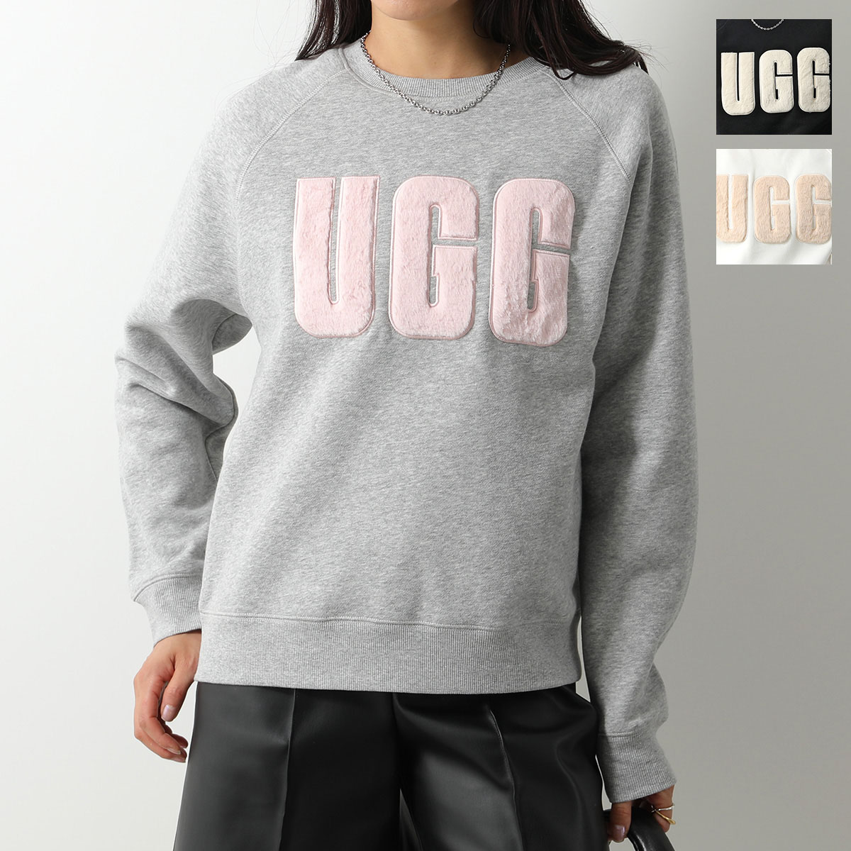 UGG Madeline Fuzzy Logo Crewneck Sサイズ Women's UGG Madeline