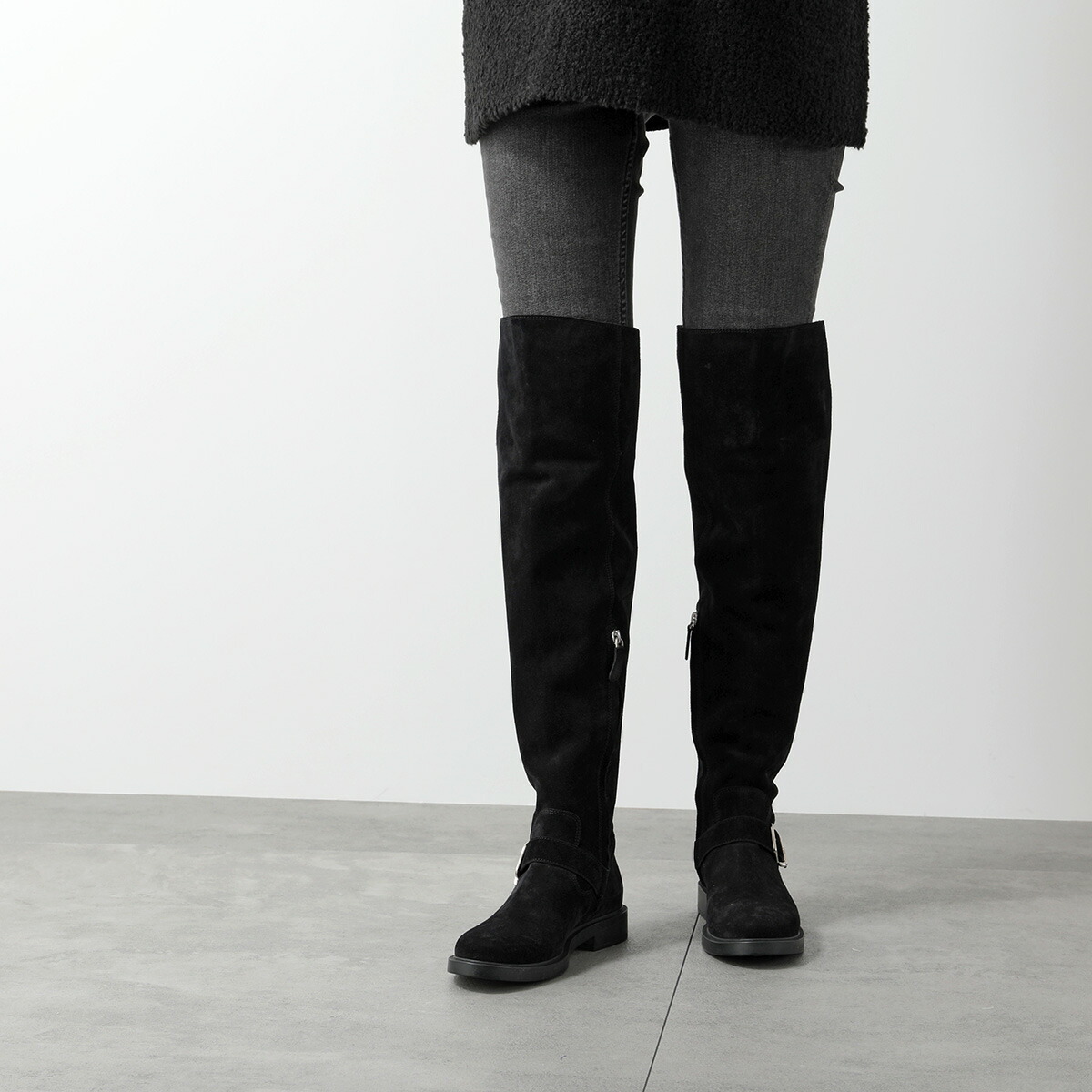 楽天市場】TODS トッズ ニーハイブーツ XXW0ZP0Y340BYE レディース