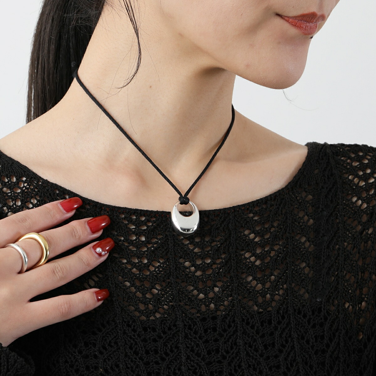 楽天市場】ANNIKA INEZ アニカイネズ ネックレス Sloping Pendant