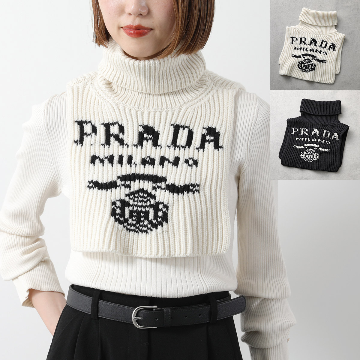 楽天市場】PRADA プラダ ネックカラー 27464 10P5 レディース ネック