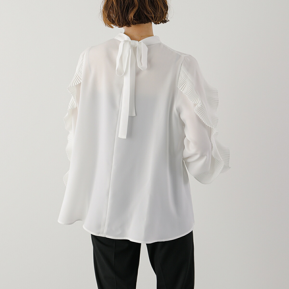 楽天市場】anana アナナ ブラウス a51-033 レディース 袖プリーツ