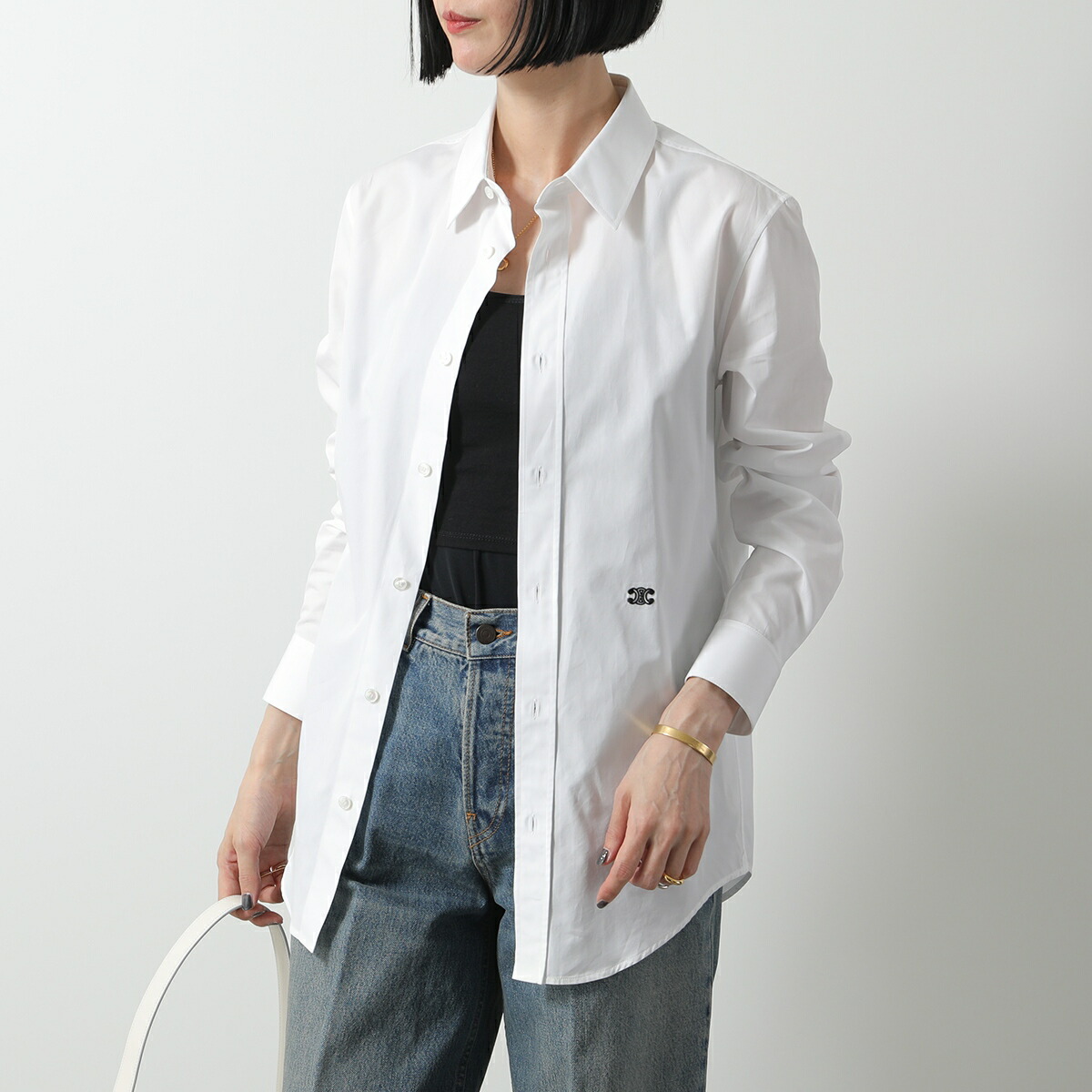 楽天市場】CELINE セリーヌ シャツ 2C983100X.01BC レディース 長袖