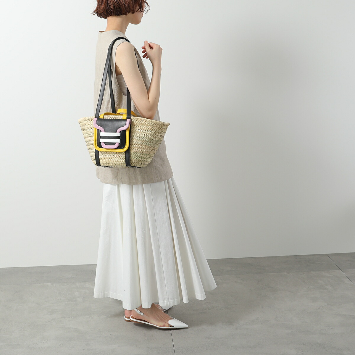 楽天市場】PIERRE HARDY ピエールアルディ かごバッグ ALPHA アルファ