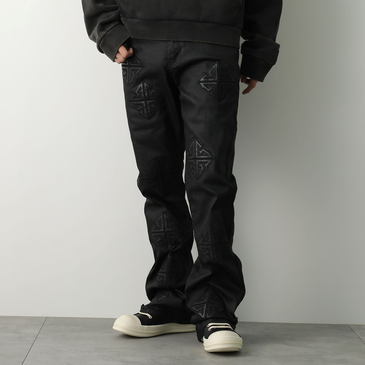 楽天市場】GUAPI グアピ ジーンズ Obsidian Black Icon Flared Denim