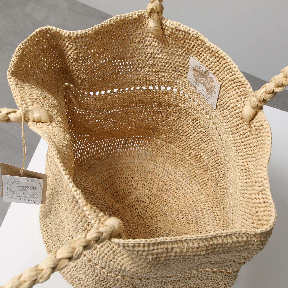 楽天市場】MADE IN MADA メイドインマダ かごバッグ ALICE M LACE BAG