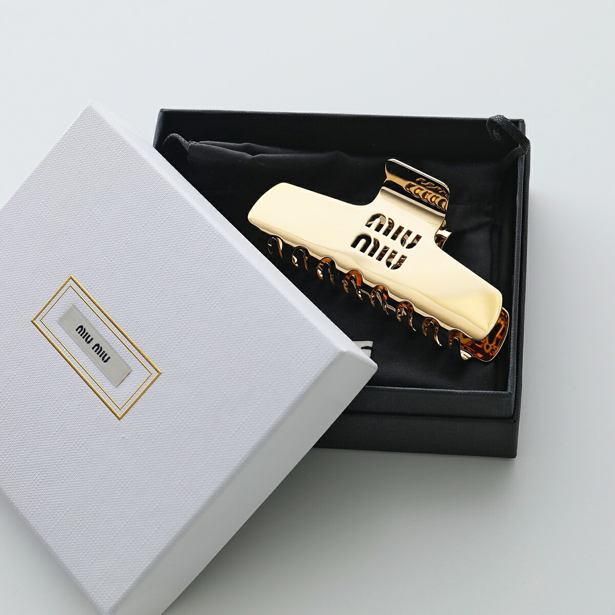 楽天市場】MIUMIU ミュウミュウ ヘアクリップ 5IF218 2DTU レディース