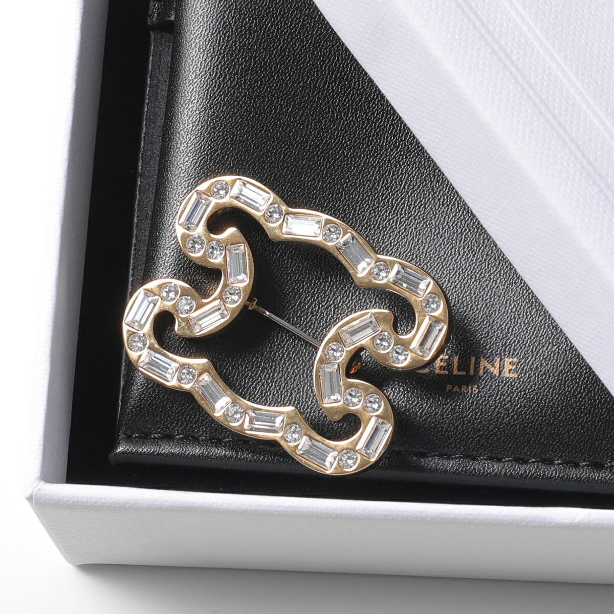 楽天市場】CELINE セリーヌ ブローチ Sparkle Brooch スパークル