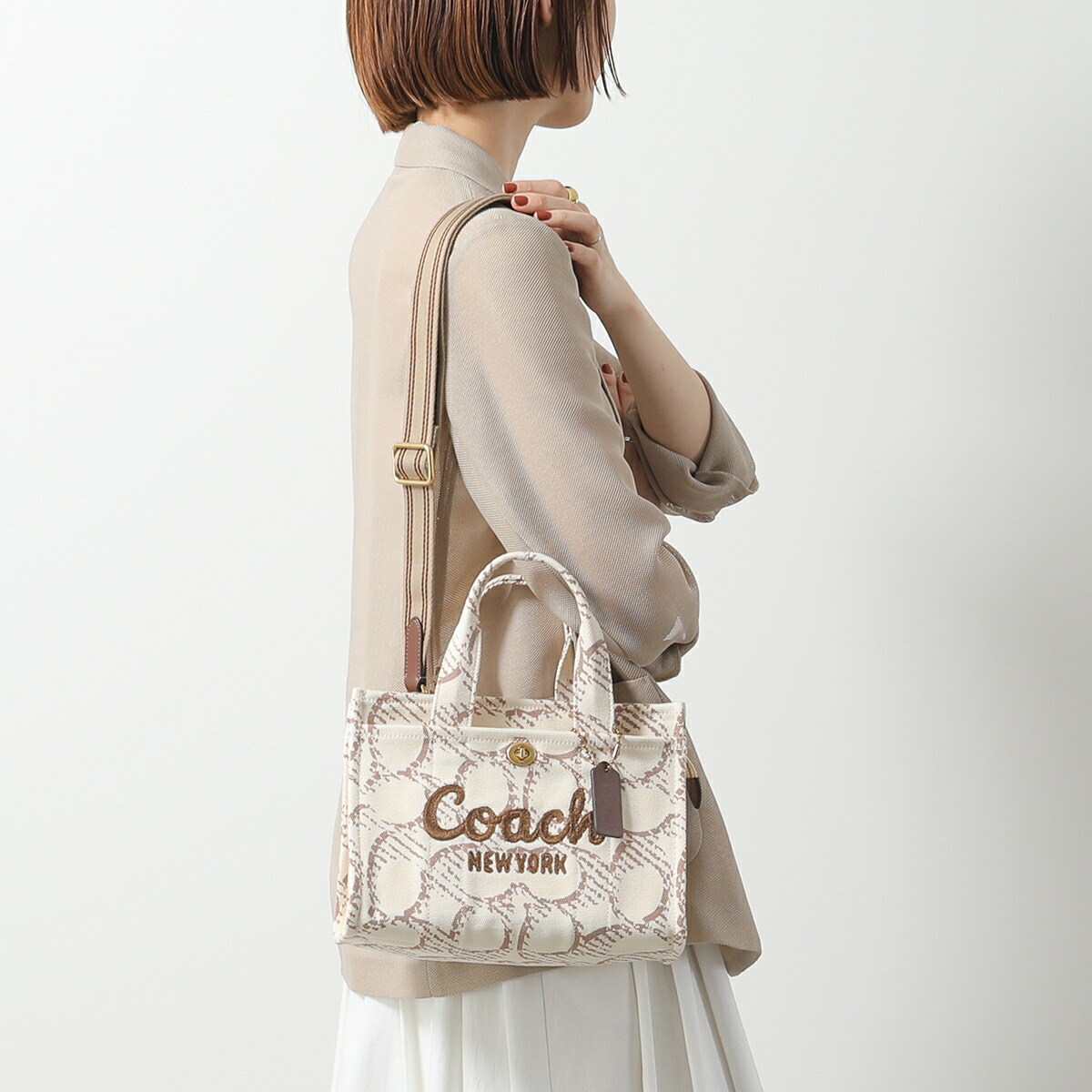 楽天市場】COACH コーチ ショルダーバッグ CARGO TOTE 26 カーゴ