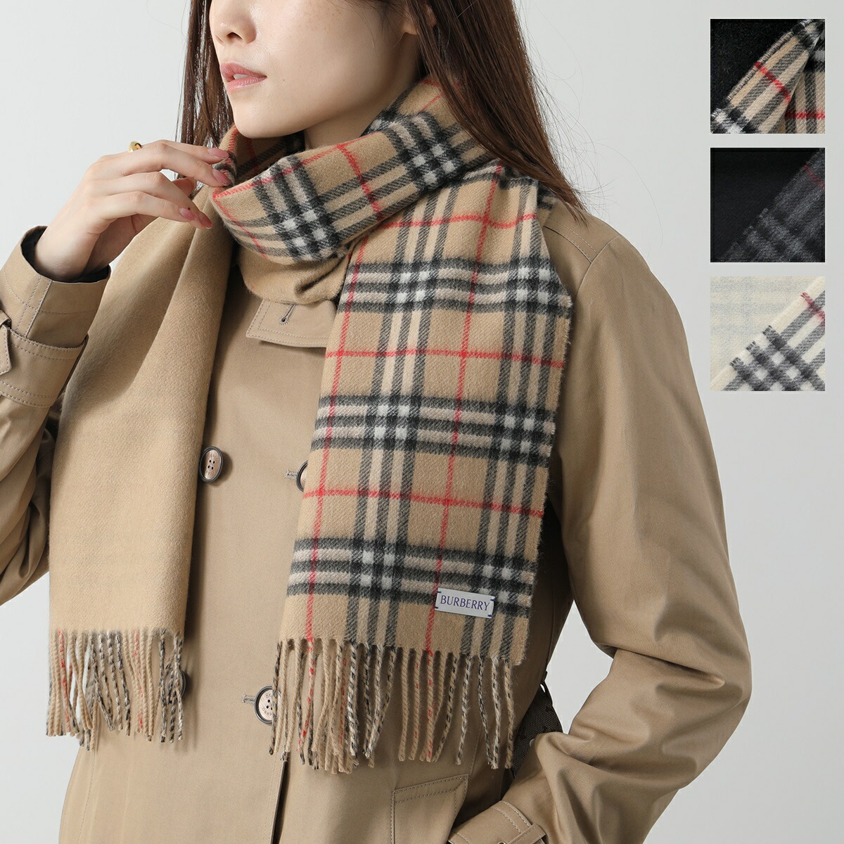 楽天市場】BURBERRY バーバリー マフラー MU VINTAGE CHECK SLD CS