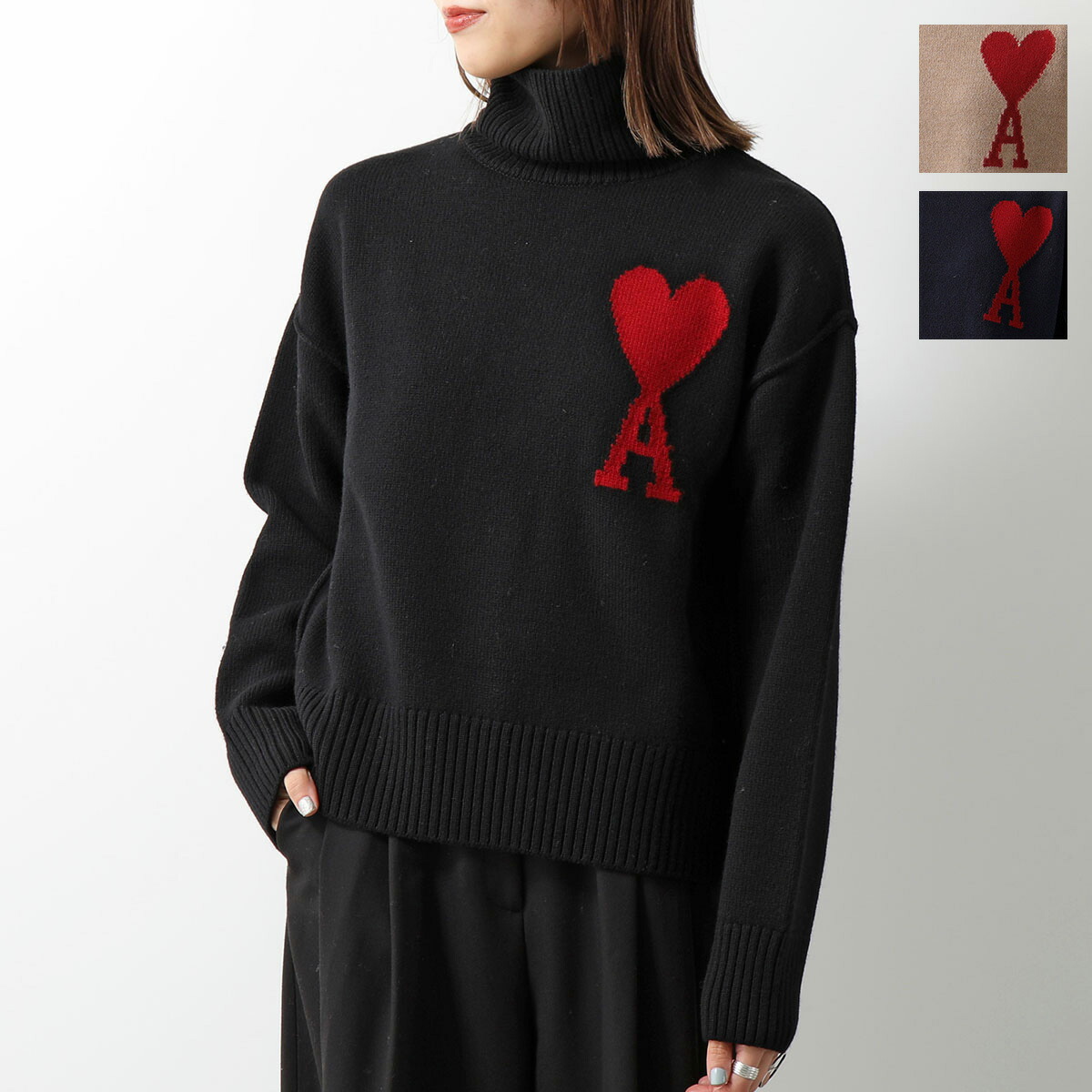 楽天市場】ami paris アミパリス セーター BFUKS406.018 レディース