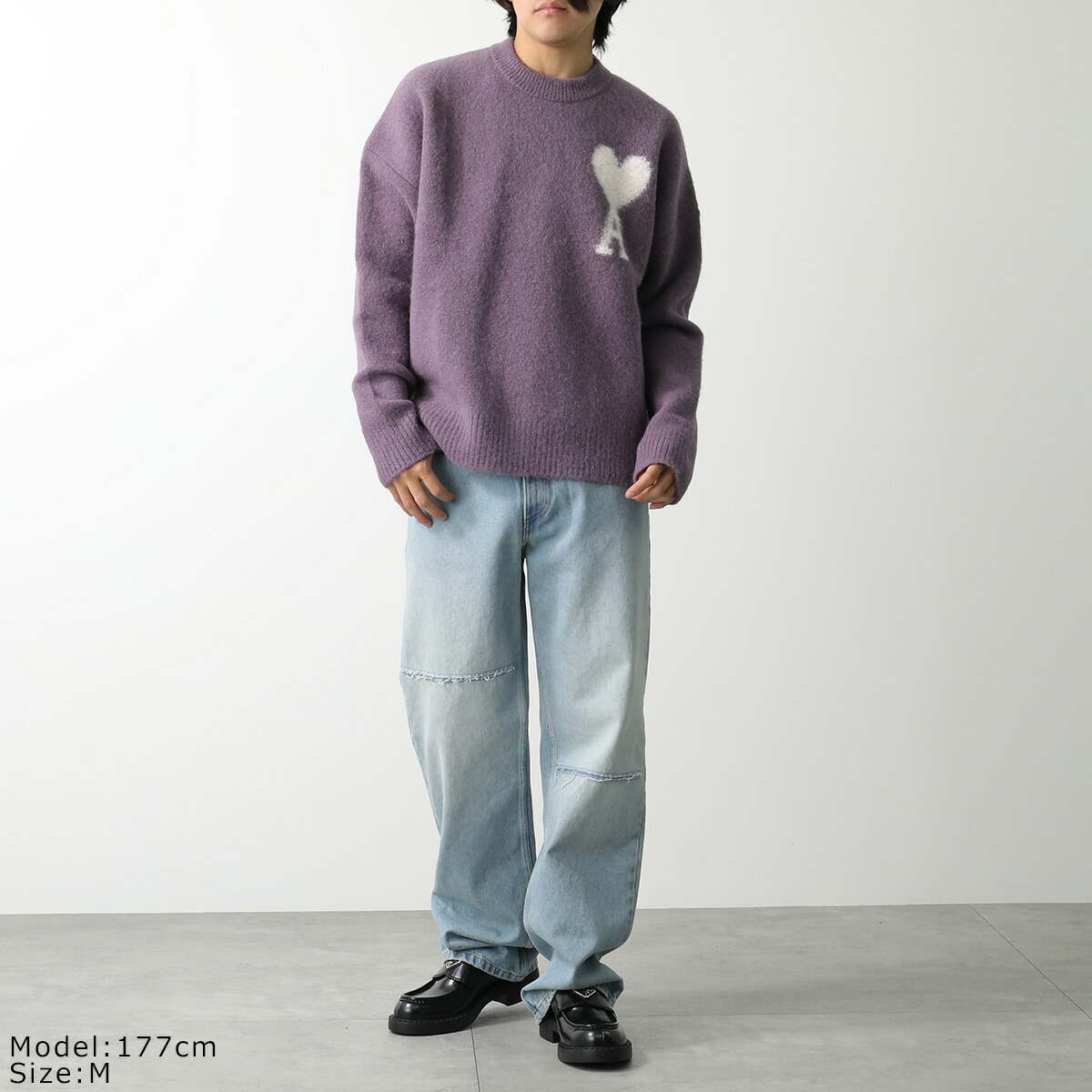 楽天市場】ami paris アミパリス セーター OFF WHITE ADC SWEATER