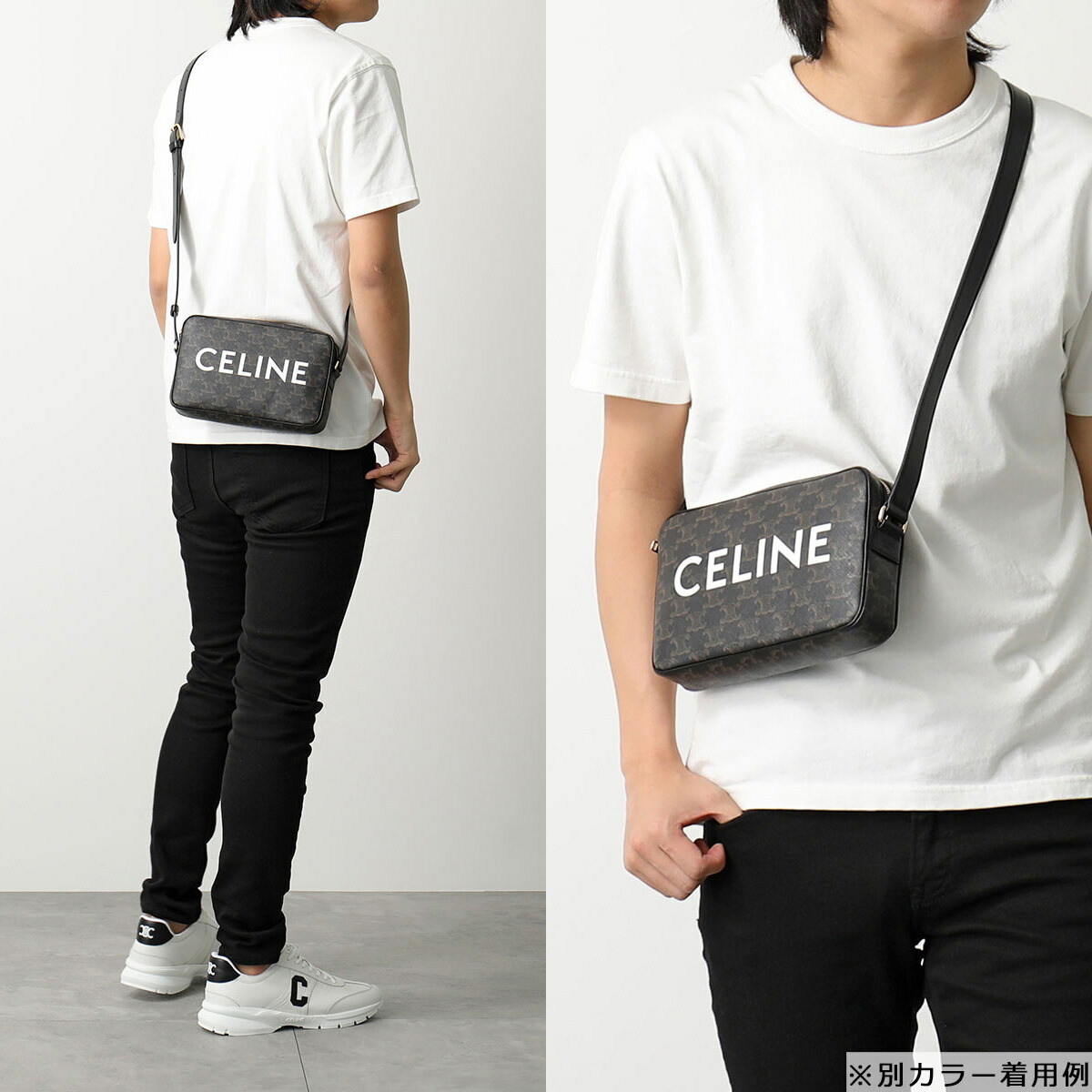楽天市場】CELINE セリーヌ ショルダーバッグ Horizontal Messenger