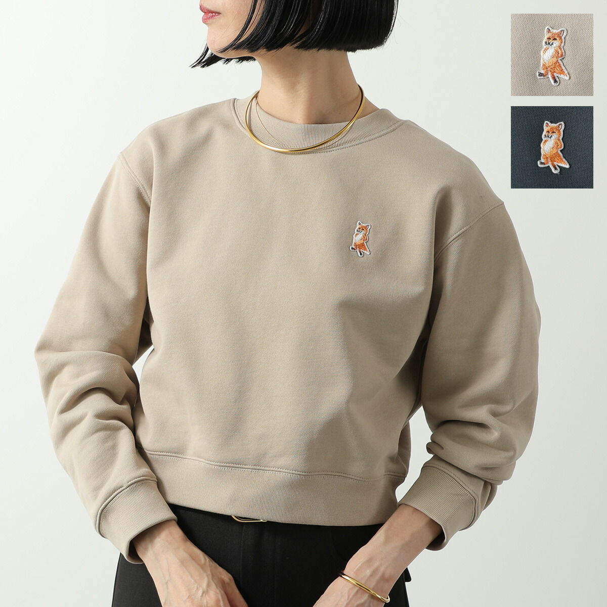 楽天市場】MAISON KITSUNE メゾンキツネ トレーナー PW00318KM0341