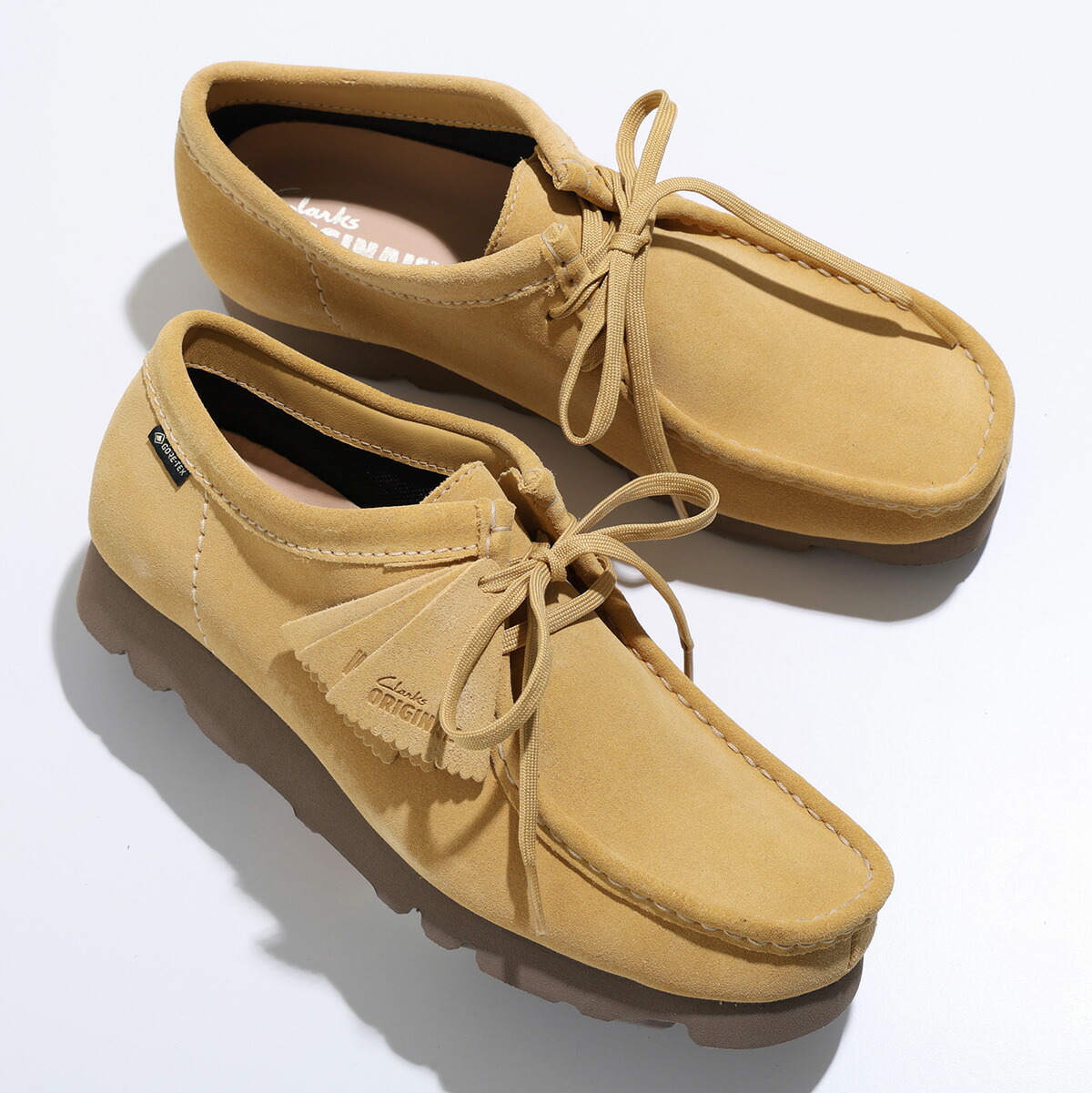 楽天市場】Clarks クラークス モカシン 26180662 26180638 WallabeeGTX