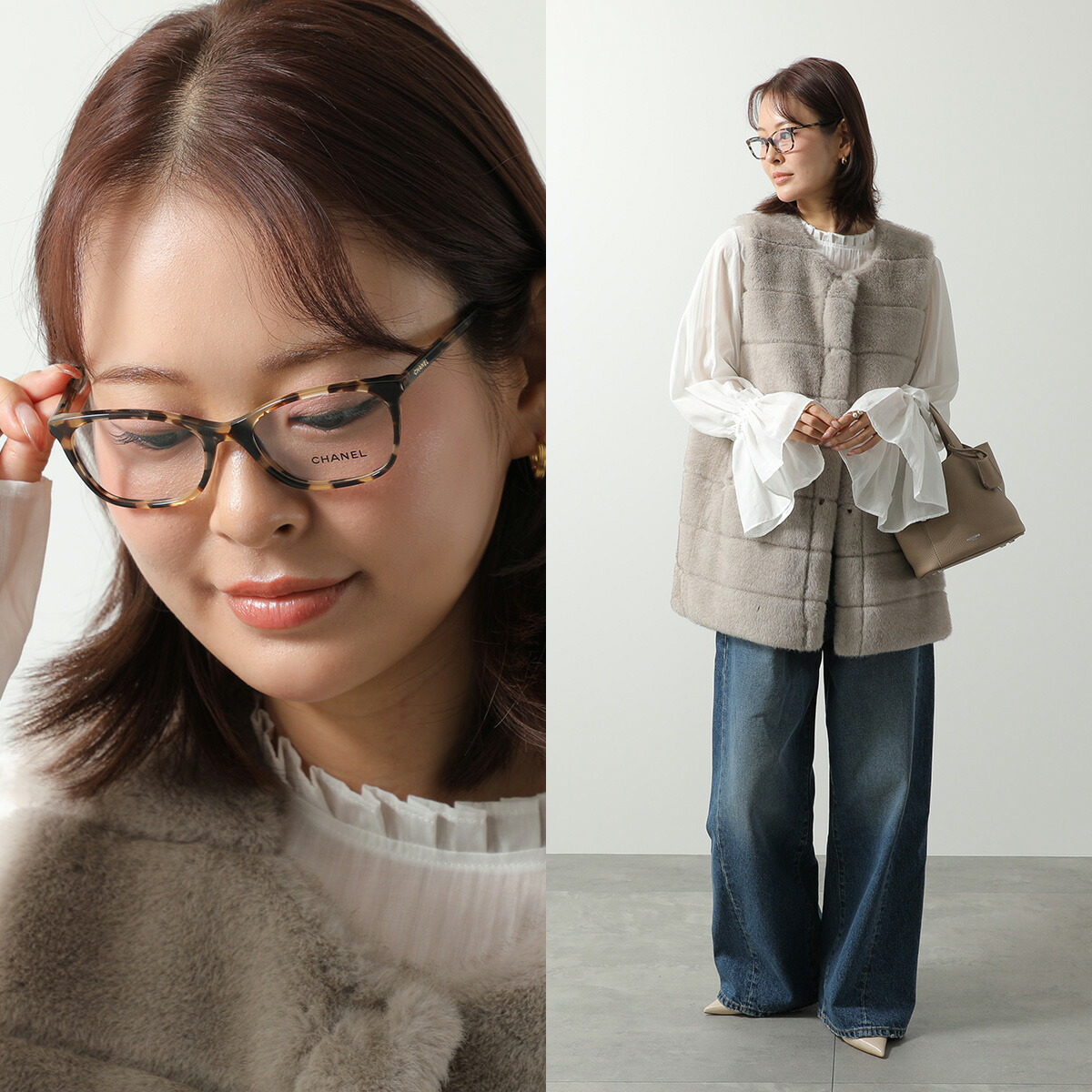 楽天市場】CHANEL シャネル メガネ 3414 レディース スクエア型