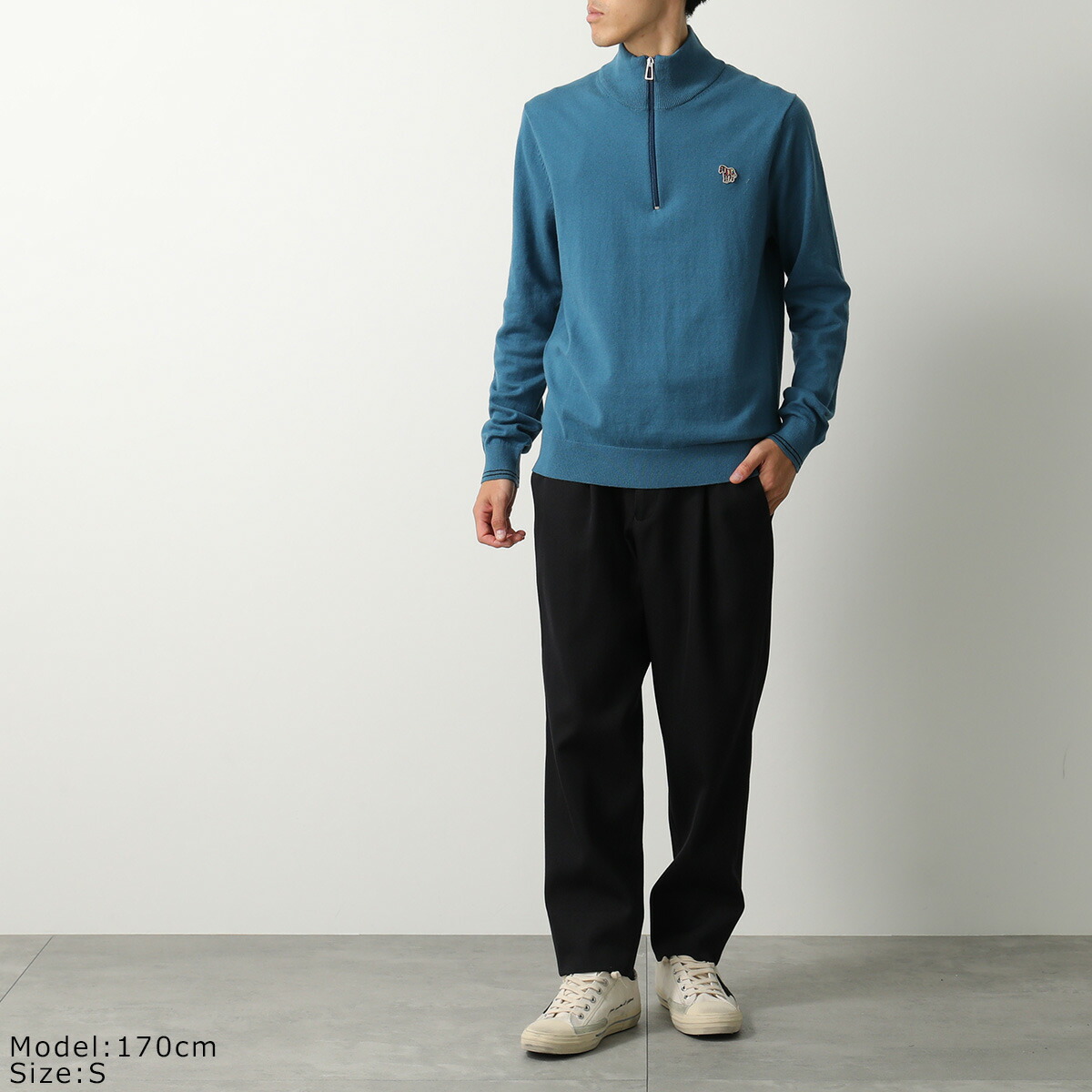 楽天市場】Paul Smith ポールスミス ニット SWEATER ZIP NECK ZEB BAD