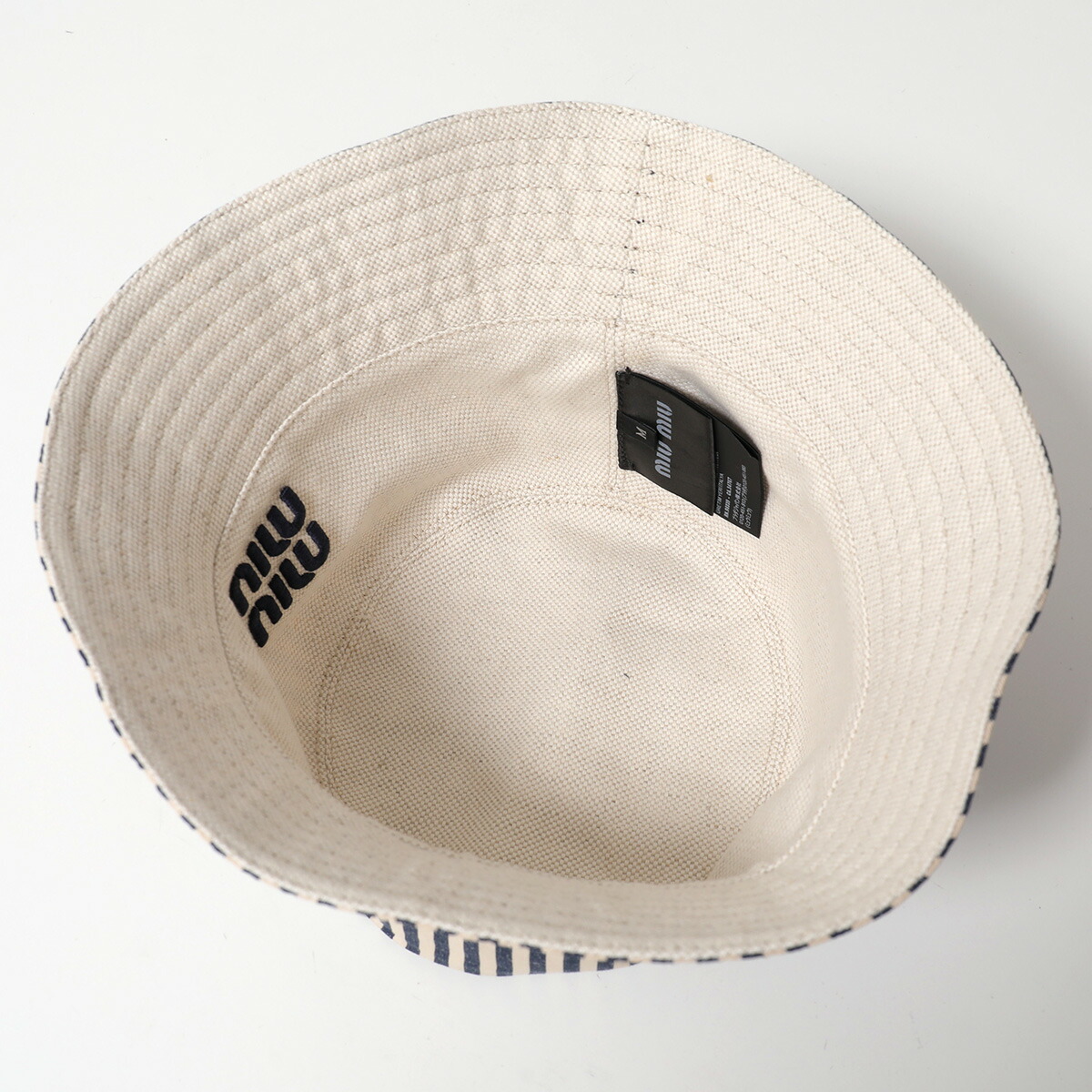 楽天市場】MIUMIU ミュウミュウ バケットハット 5RM030 2CQQ