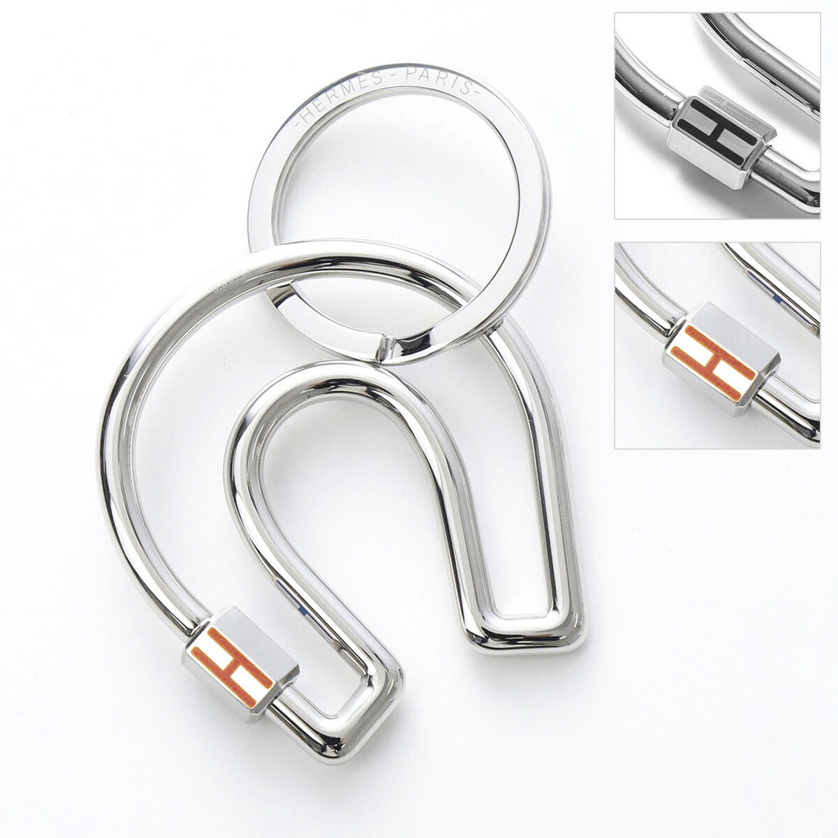 楽天市場】HERMES エルメス キーリング フェール ア シュヴァル Fer a