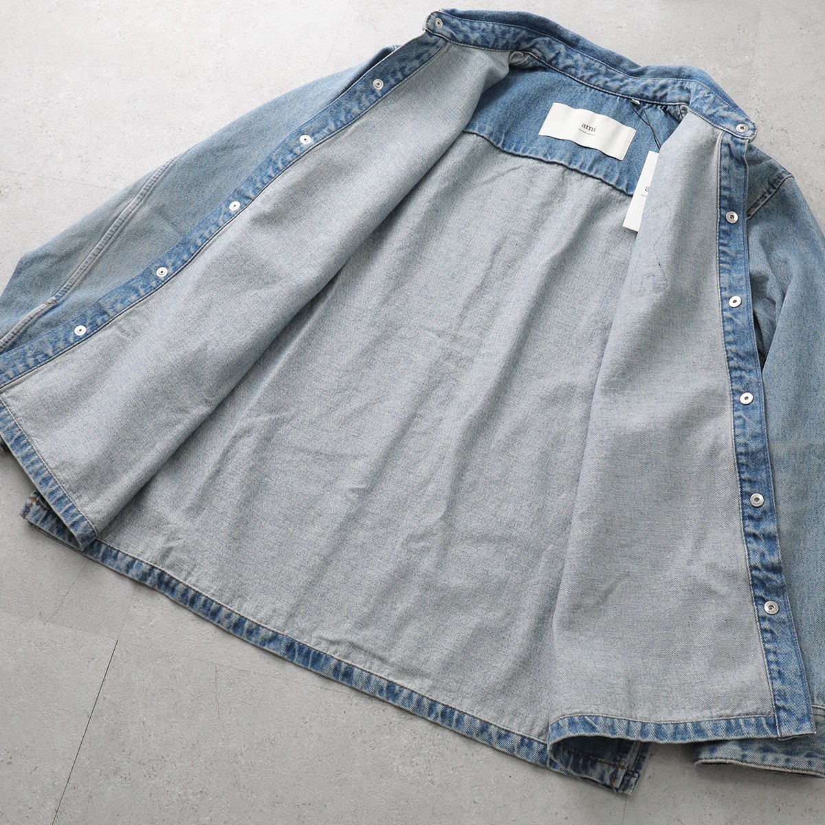 楽天市場】ami paris アミパリス デニム シャツ Ami de Coeur HJK275