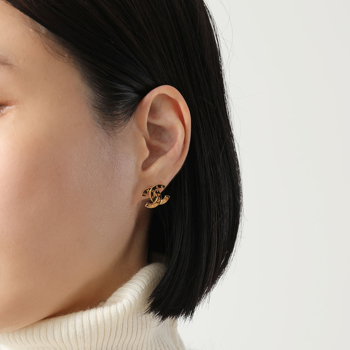 楽天市場】CHANEL シャネル ピアス AB4451 B03478 レディース ココ