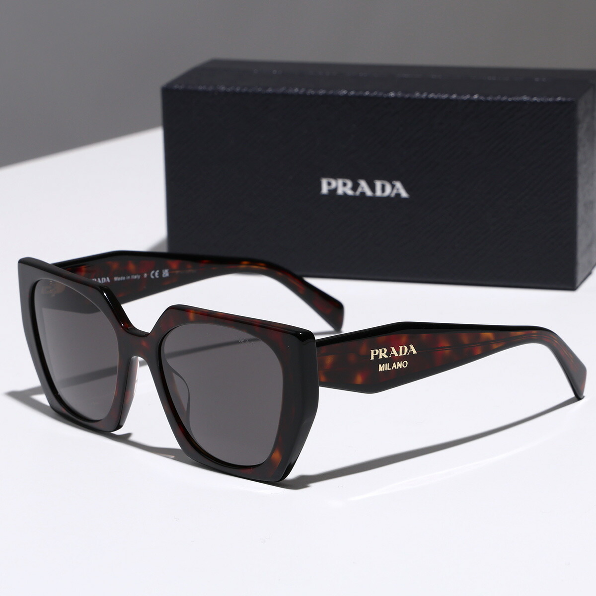 楽天市場】PRADA プラダ サングラス SPR 15W レディース ウェリントン
