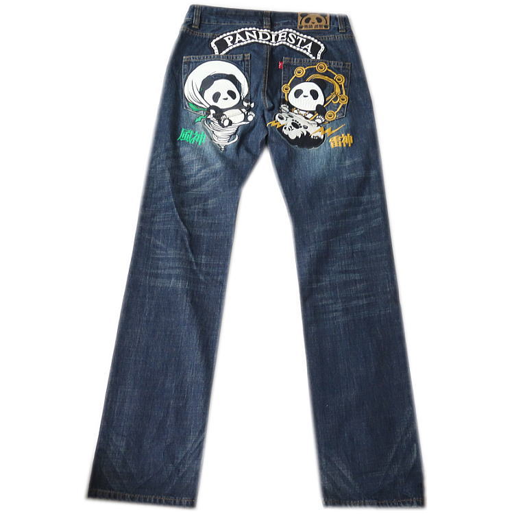 ☆美品☆ PANDIESTA JAPAN ツナギ デニム ヒッコリー デカロゴ 楽天