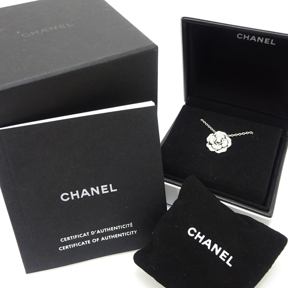楽天市場】シャネル カメリア コレクション ネックレス J11177 K18WG