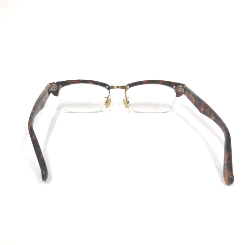 楽天市場】金子眼鏡 メガネ 恒眸作 度入り ハーフリム T-255 ブラウン