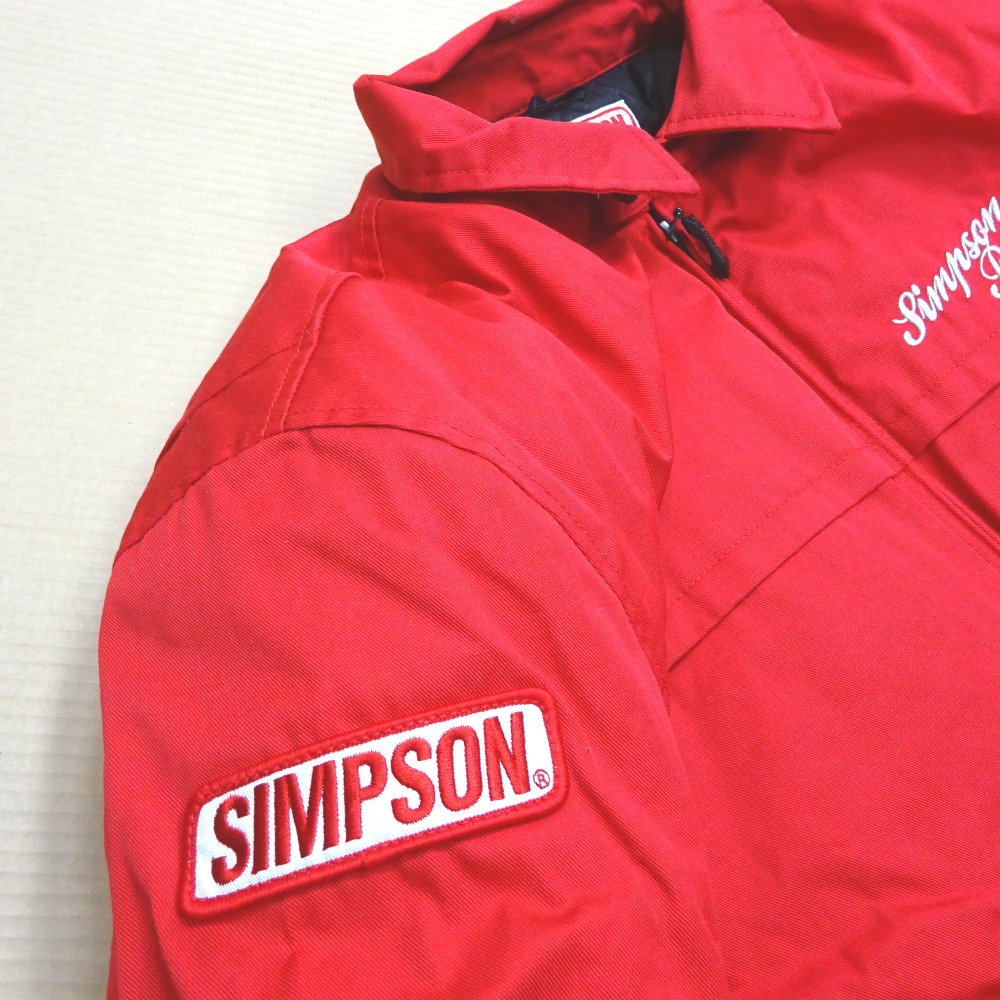 楽天市場】シンプソン ライダースジャケット コットン レッド Size#3L
