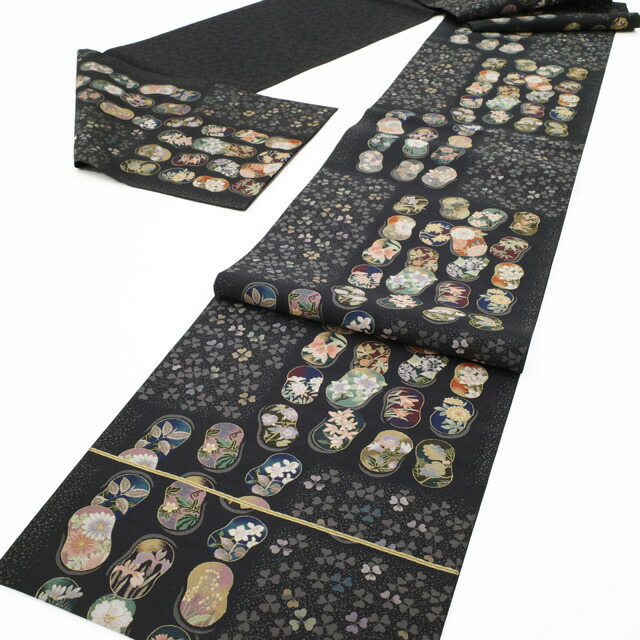 楽天市場】【中古】 袋帯 リサイクル 正絹 京都 西陣 となみ織物