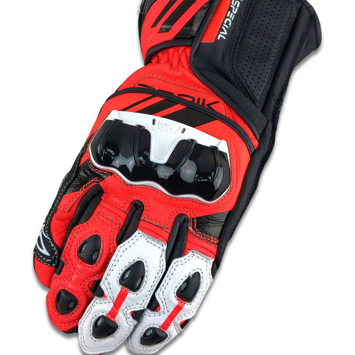 楽天市場】BERIK ベリック レーシンググローブ G-235104-BK RED/BLACK