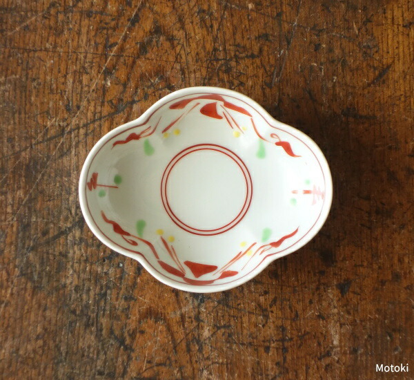 明治～大正期 輸出向 有田焼 色絵人物図 窓絵 アンティーク 植木鉢