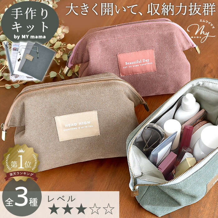 楽天市場】手作りキット ヴィンテージ 帆布 で作る ワイヤー ポーチ