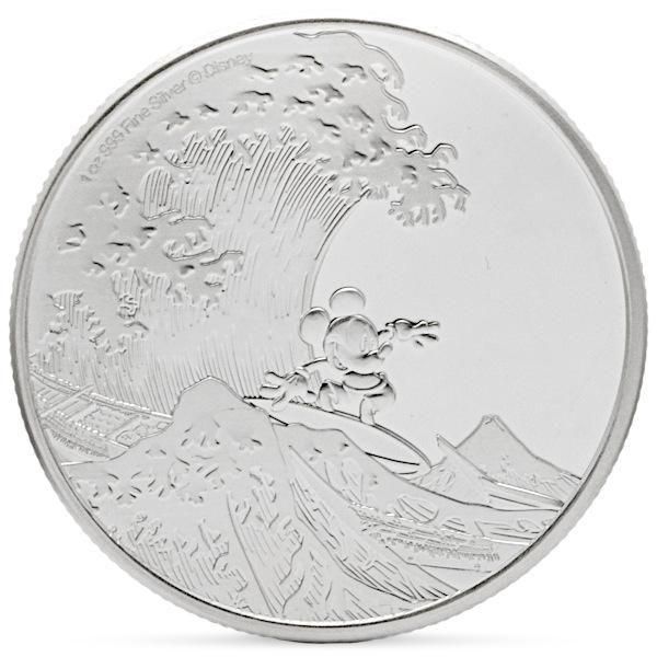 楽天市場】【追跡可】 2025 1オンス ニウエ ミッキーマウスと北斎の