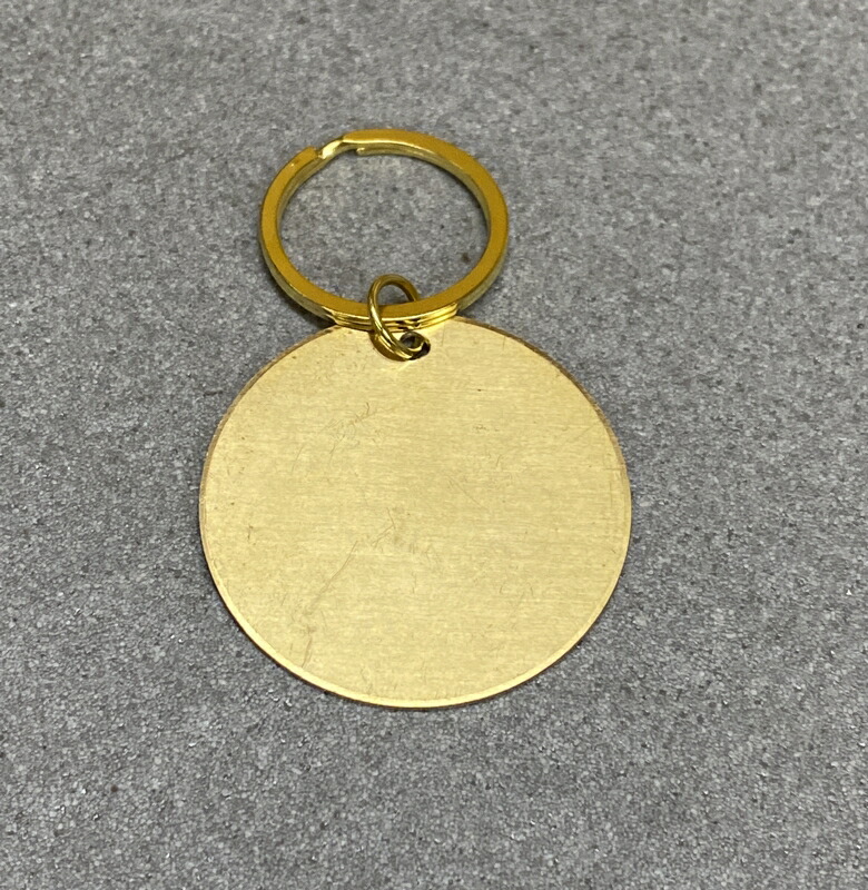 楽天市場】brass 真鍮【名入れ】犬シルエットキーリング ダメージ