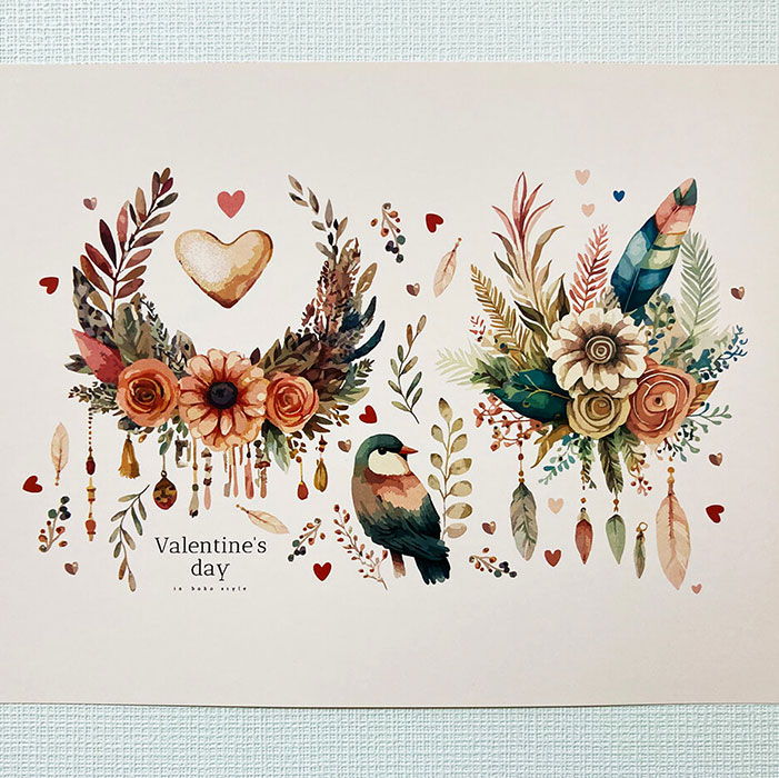 楽天市場】両面マット紙 ピンク A2, インクジェット メニュー 写真