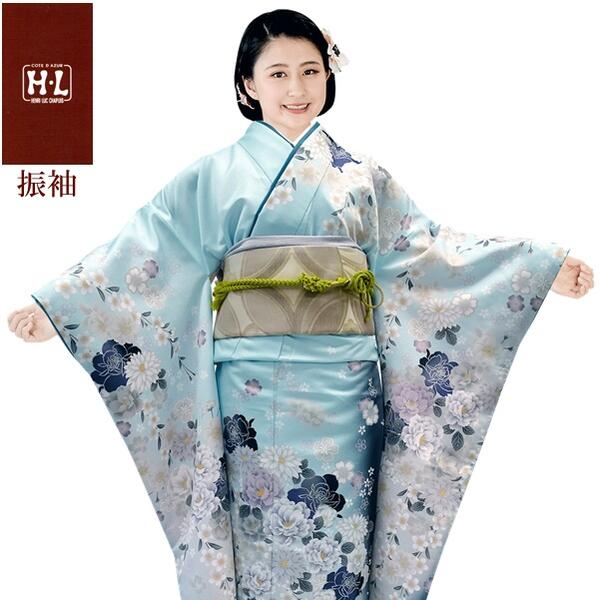 楽天市場】【振袖着物】【単品】H.L 洗える着物 振袖 ダスティカラー