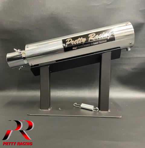 楽天市場】50.8π PRETTY製 アルミサイレンサー 左出し用 タイプ2